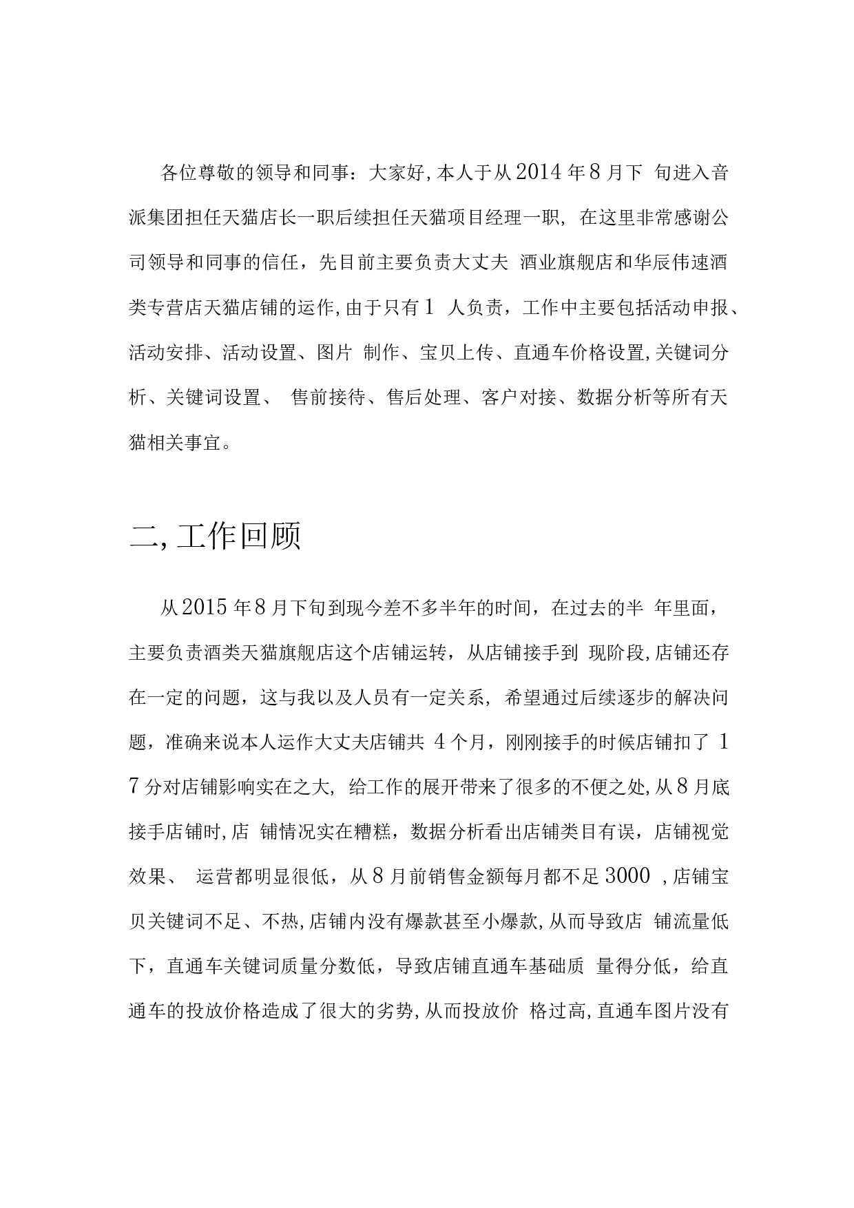 天猫淘宝电子商务运营述职报告.docx 第3页