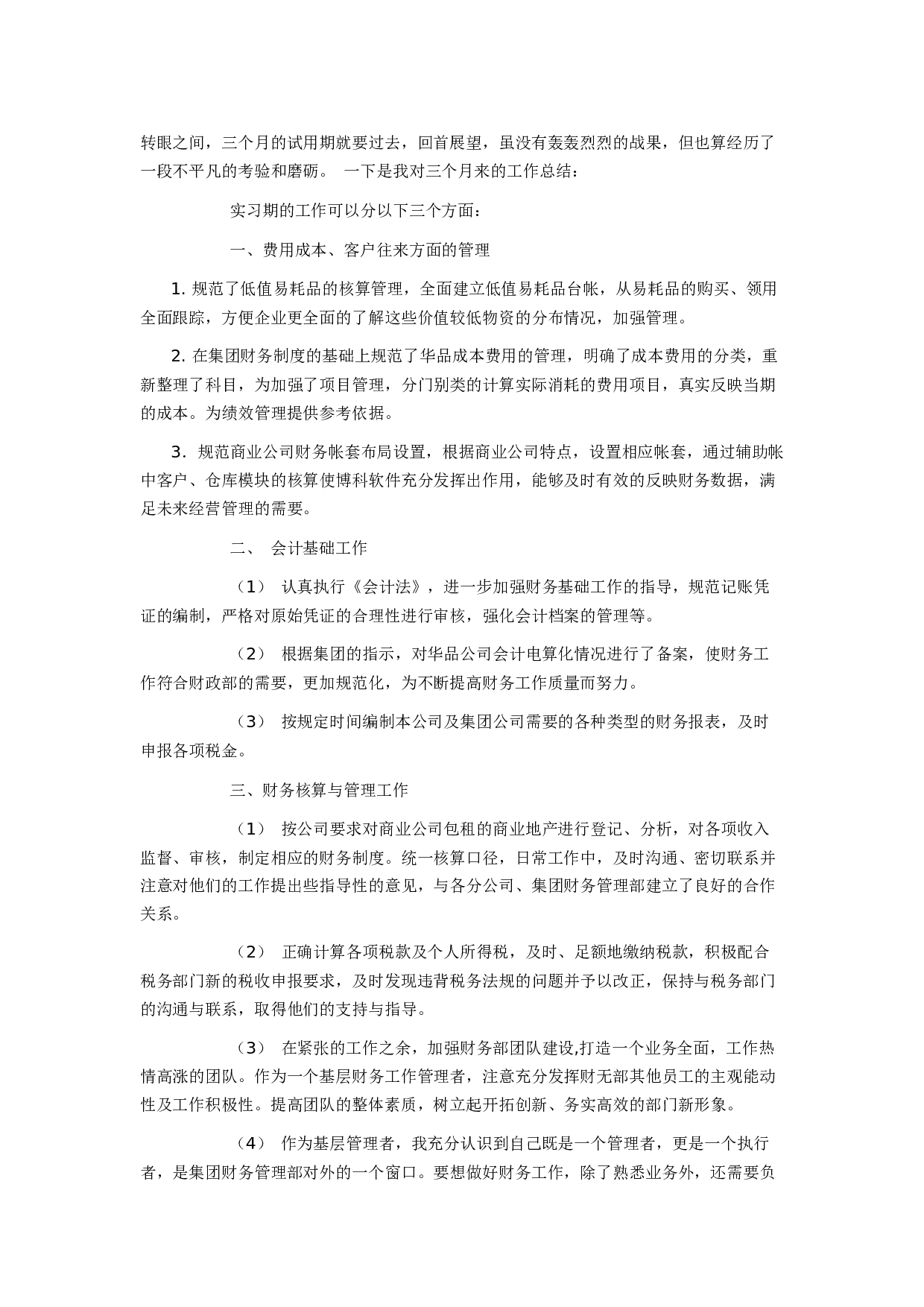 会计工作总结5.docx 第1页