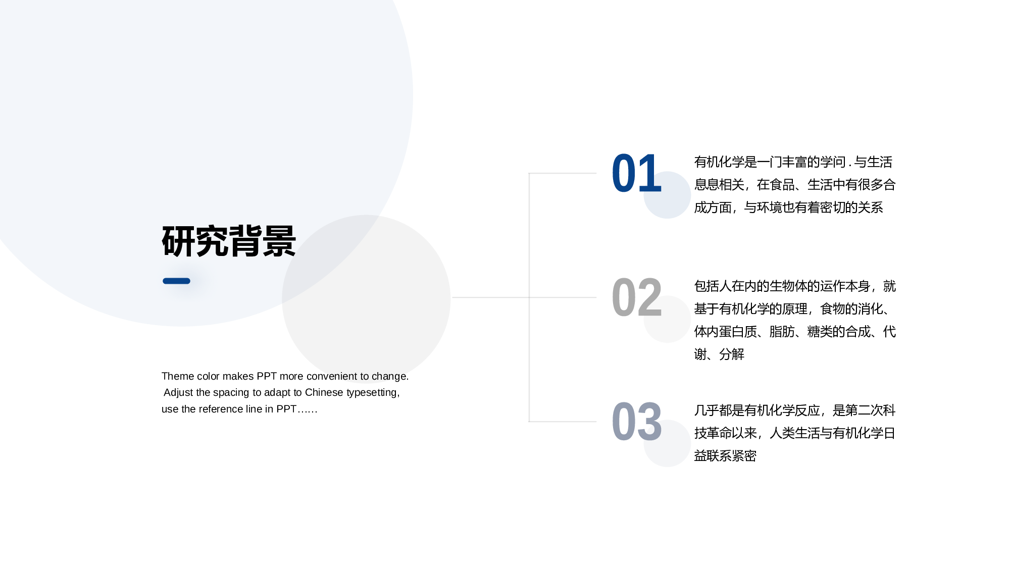 蓝色有机化学课题研究报告PPT案例.pptx 第4页