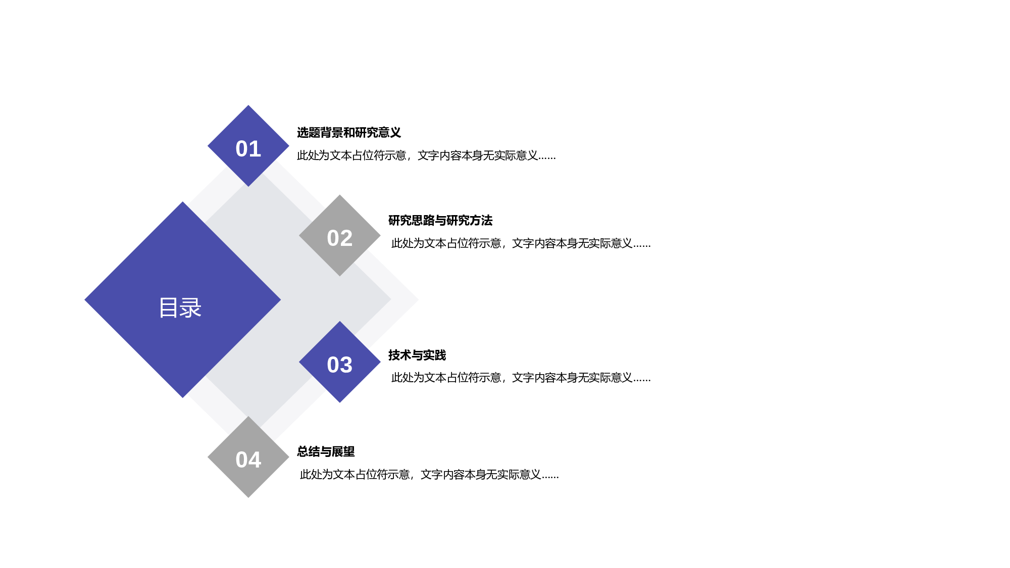 蓝色商务毕业论文答辩PPT案例.pptx 第2页