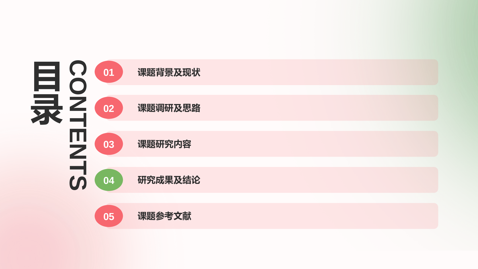 绿色创意艺术系3D毕业论文答辩PPT.pptx 第2页