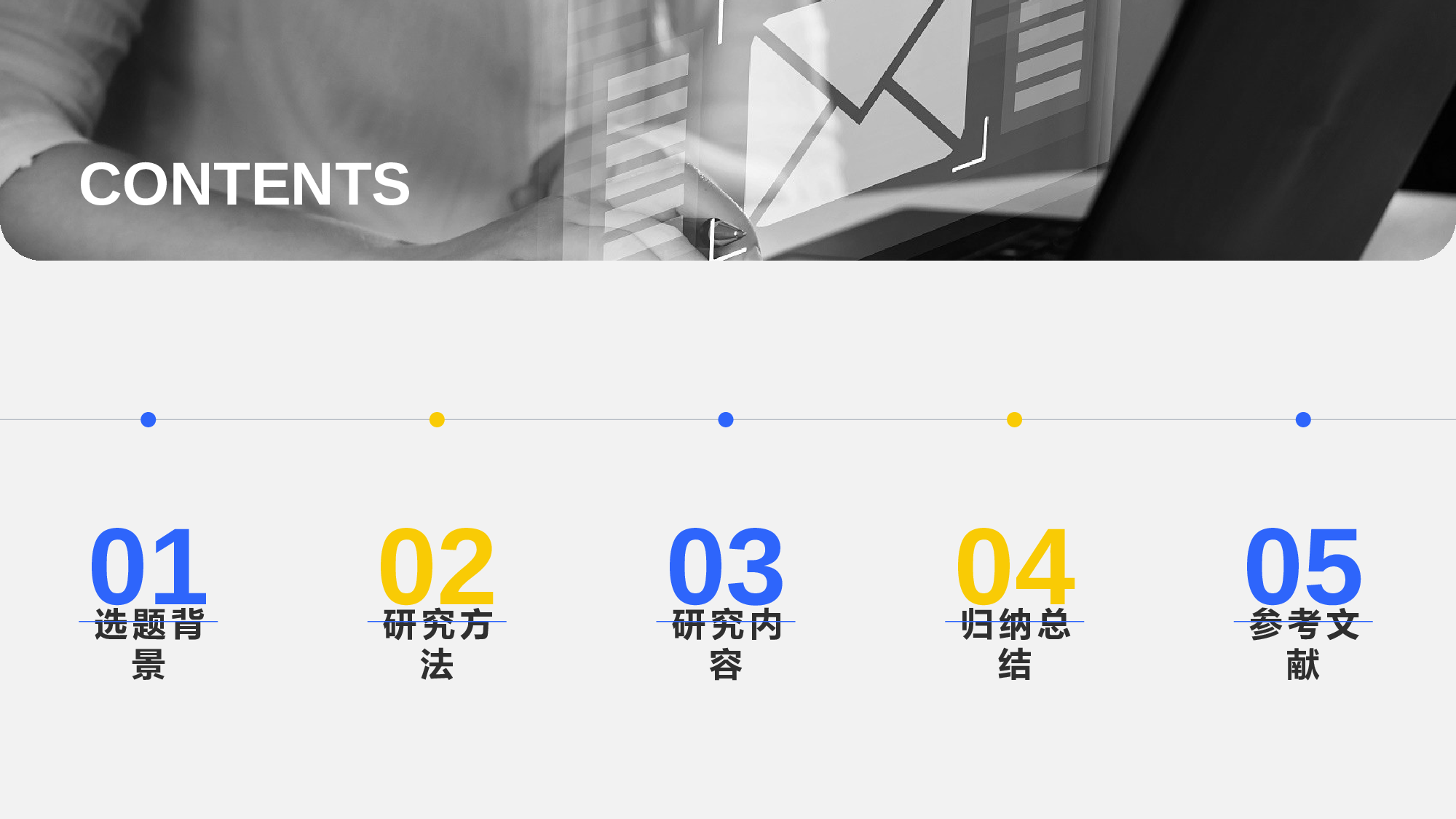 灰色简约企业管理论文答辩PPT.pptx 第2页