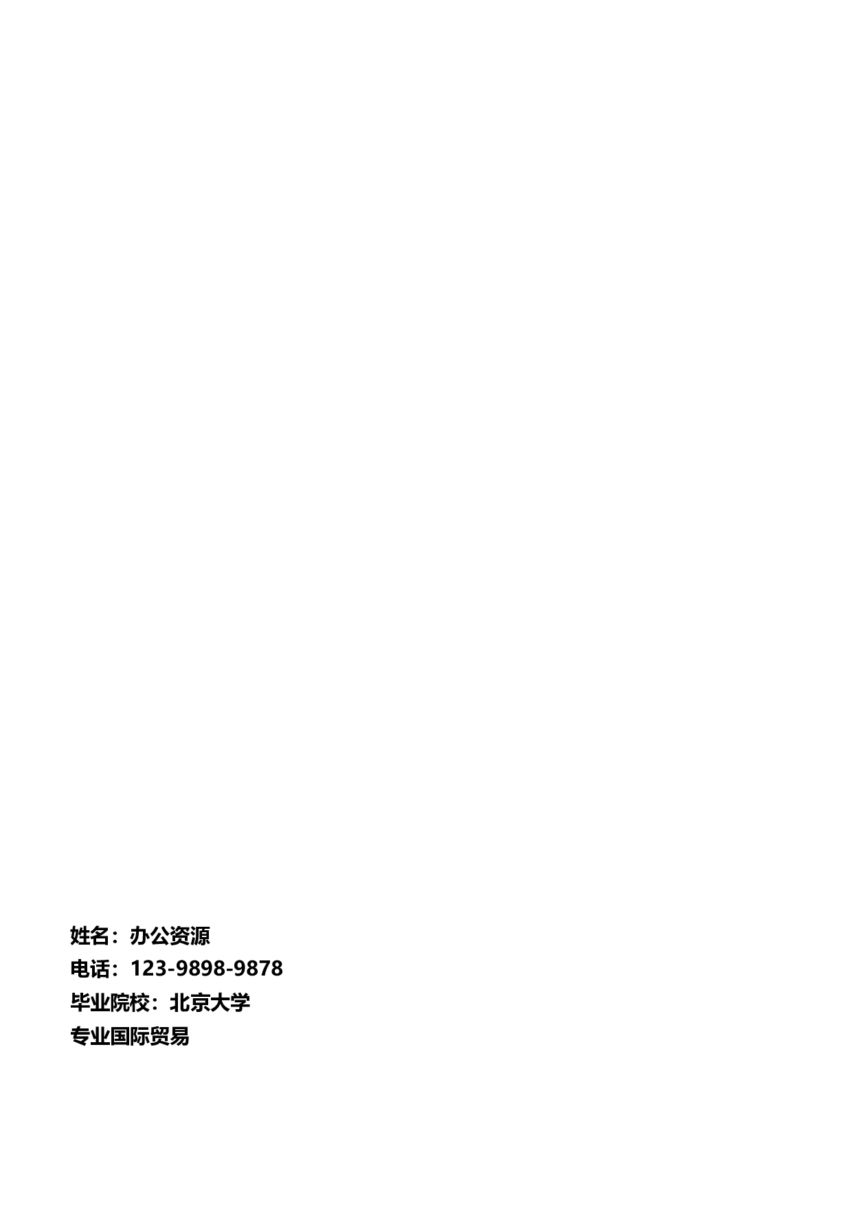 销售主管简历.docx 第1页