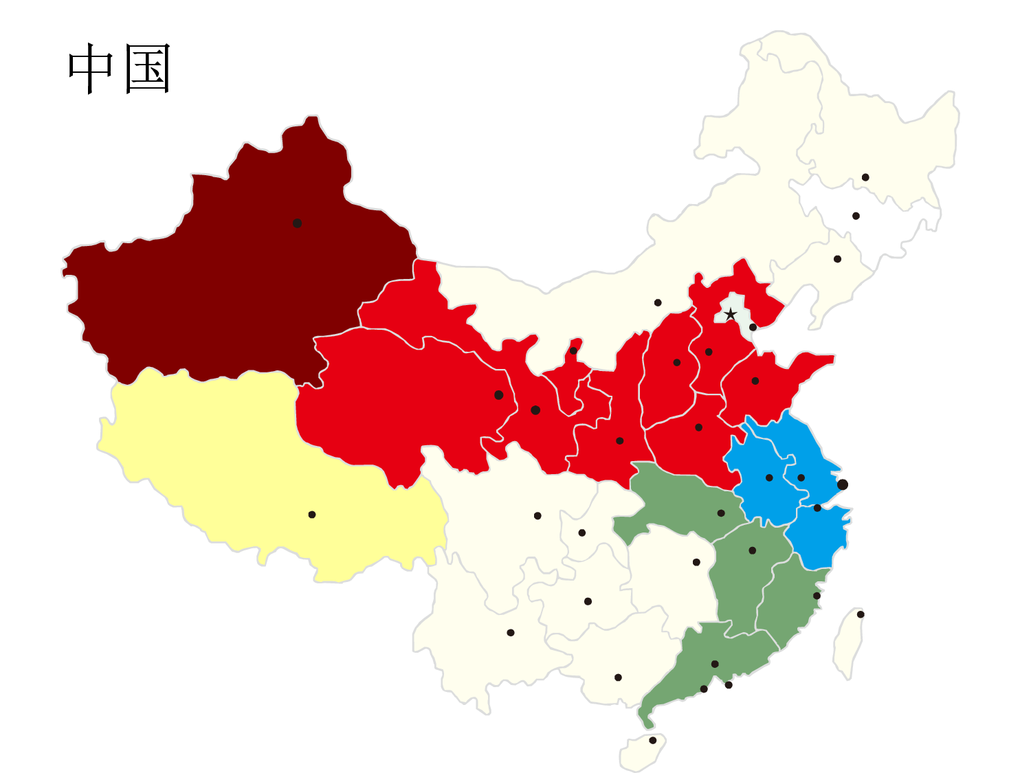 中国各省市地图拼图.ppt 第1页