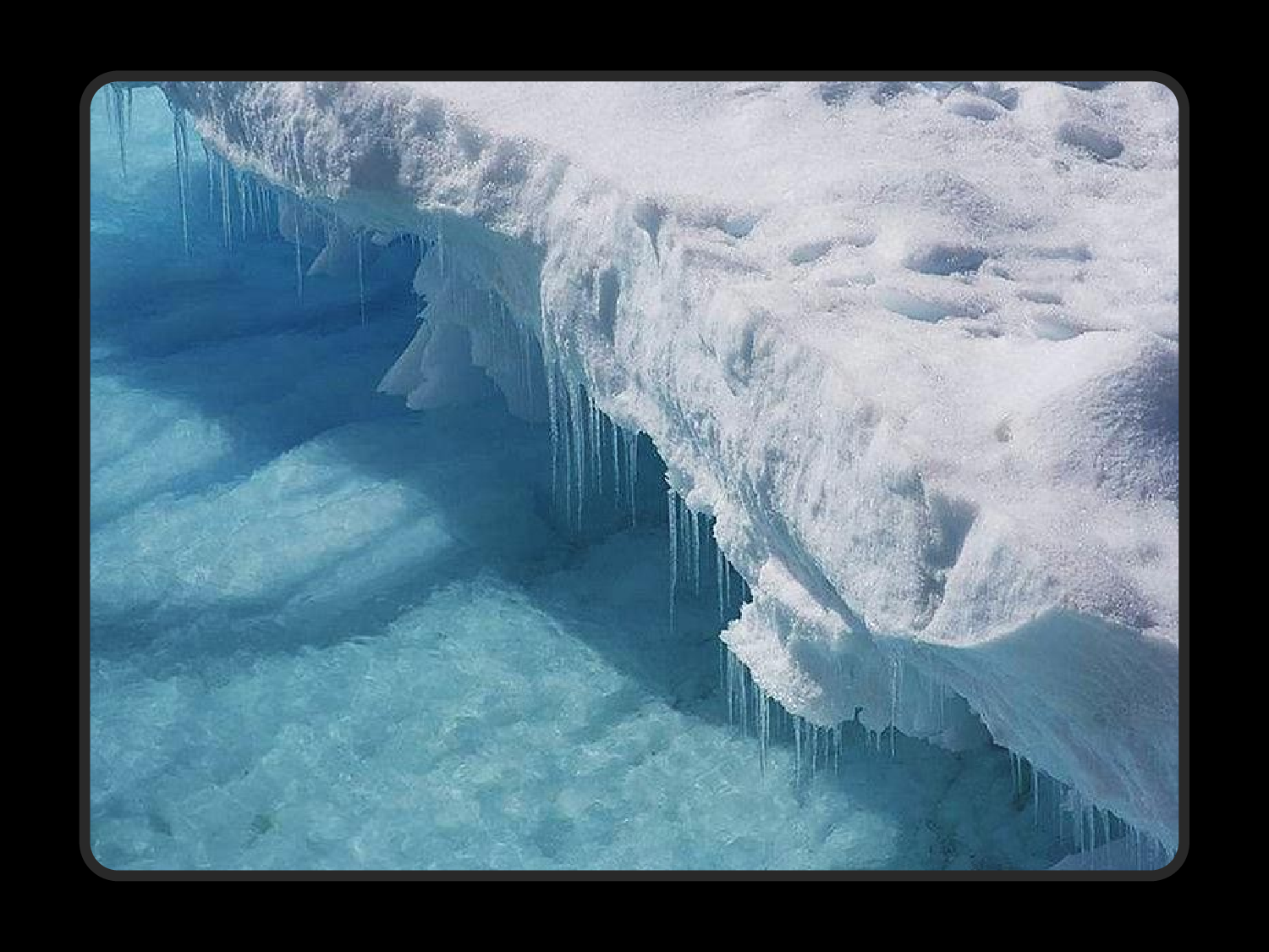 冰 雪 的ppt背景 清冷的色调.ppt 第6页