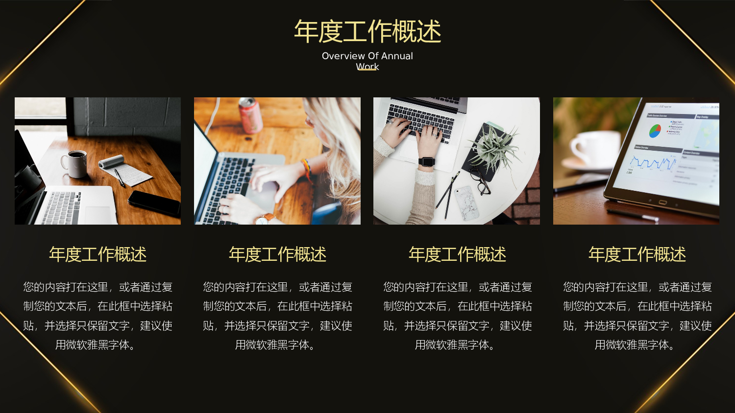大气黑金商务风工作汇报总结.pptx 第5页