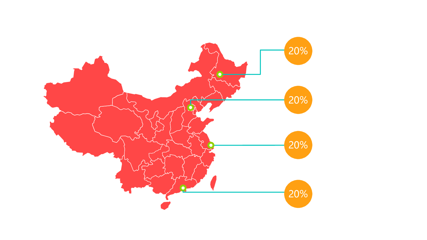 完全可编辑中国地图PPT模板-1.pptx 第1页
