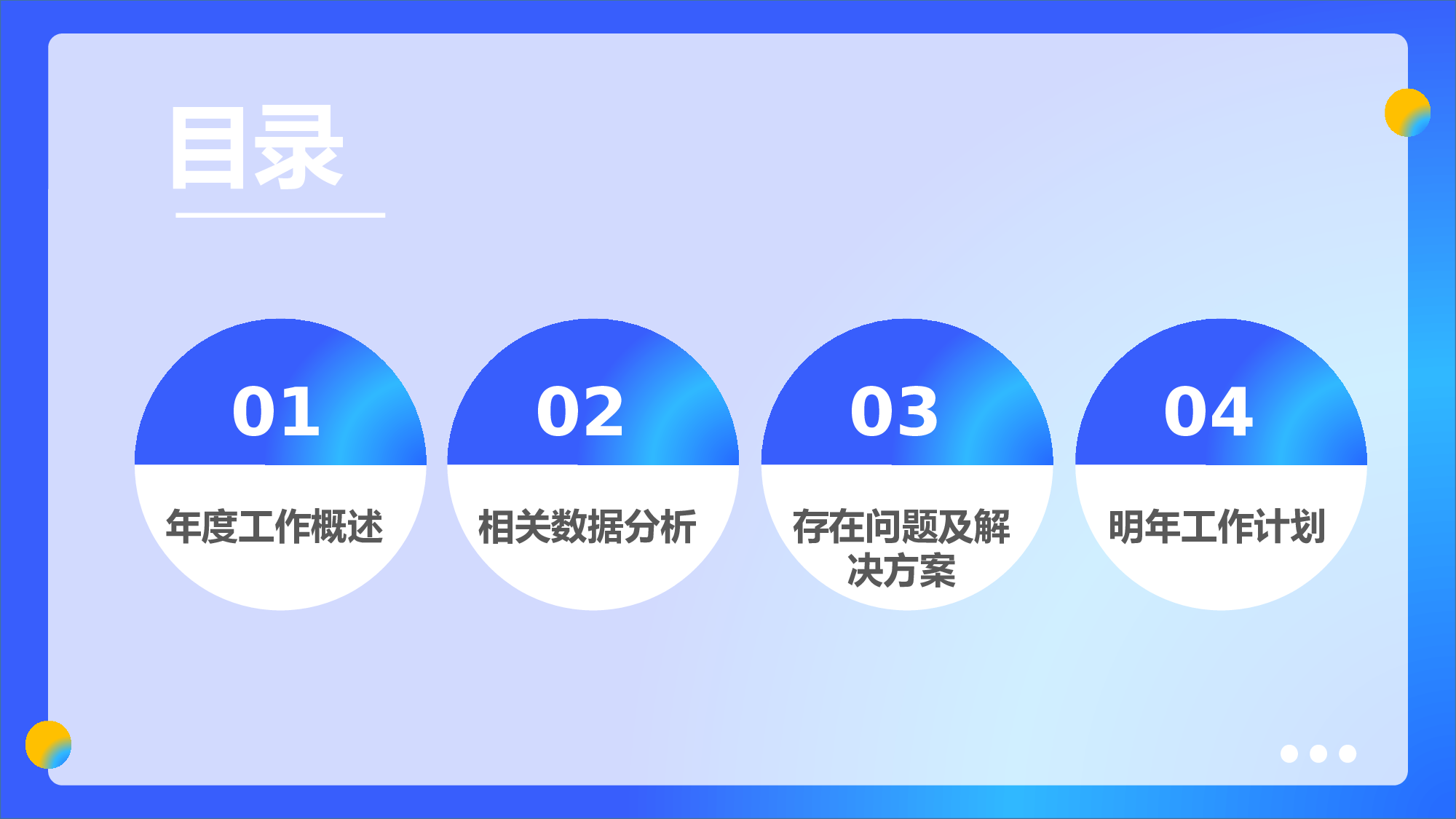 宝石蓝质感简约风格财务会计年终总结.pptx 第2页
