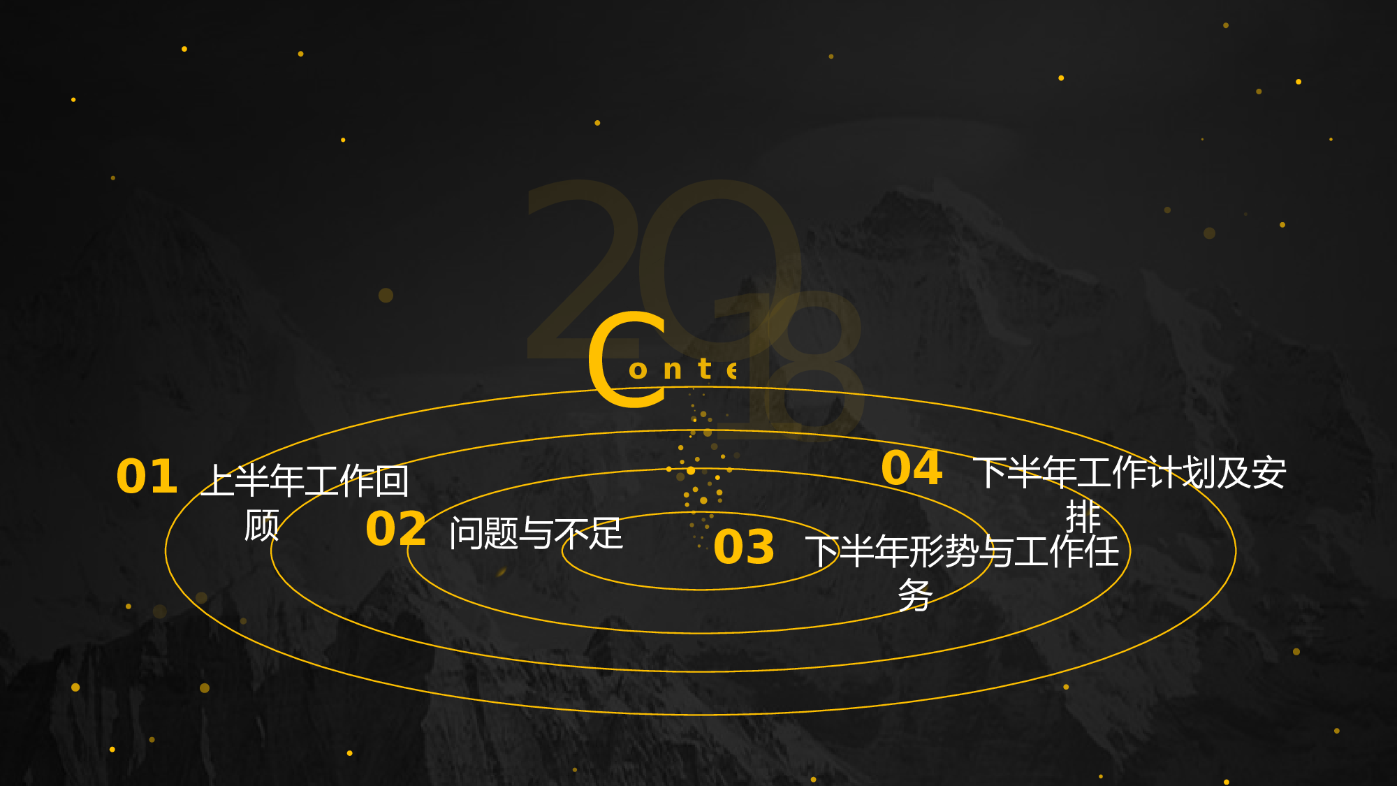 05.科技风年中汇报PPT模板.pptx 第2页