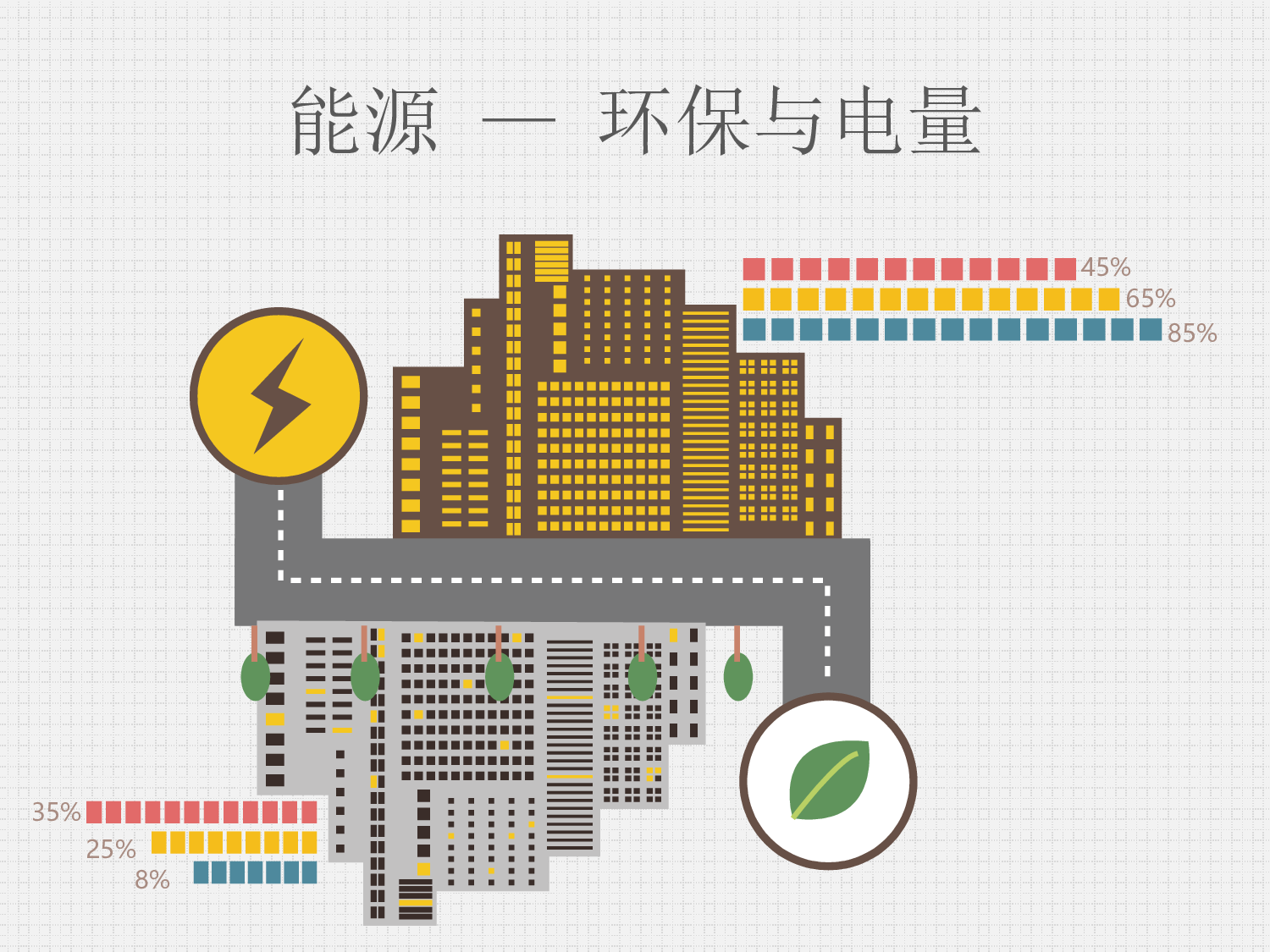 9页扁平化图表.ppt 第2页