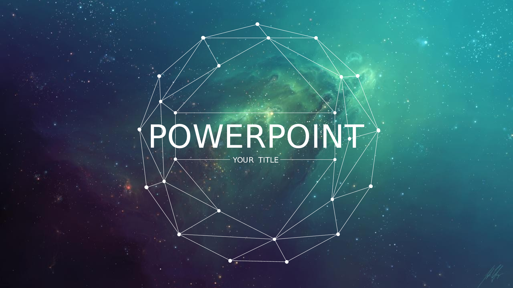 科技感星空背景动态PPT模板.pptx 第1页
