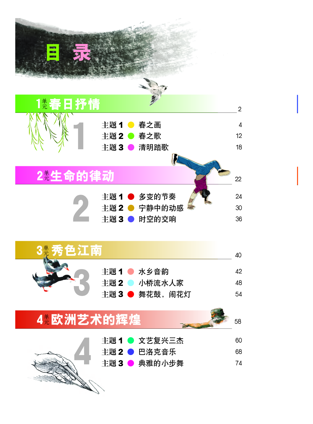 教科版7年级艺术下册【高清教材】.pdf 第4页