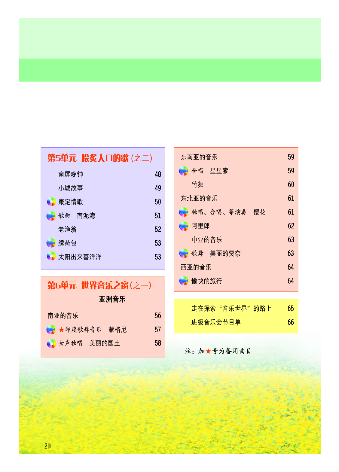 粤教版7年级音乐下册【高清教材】.pdf 第5页