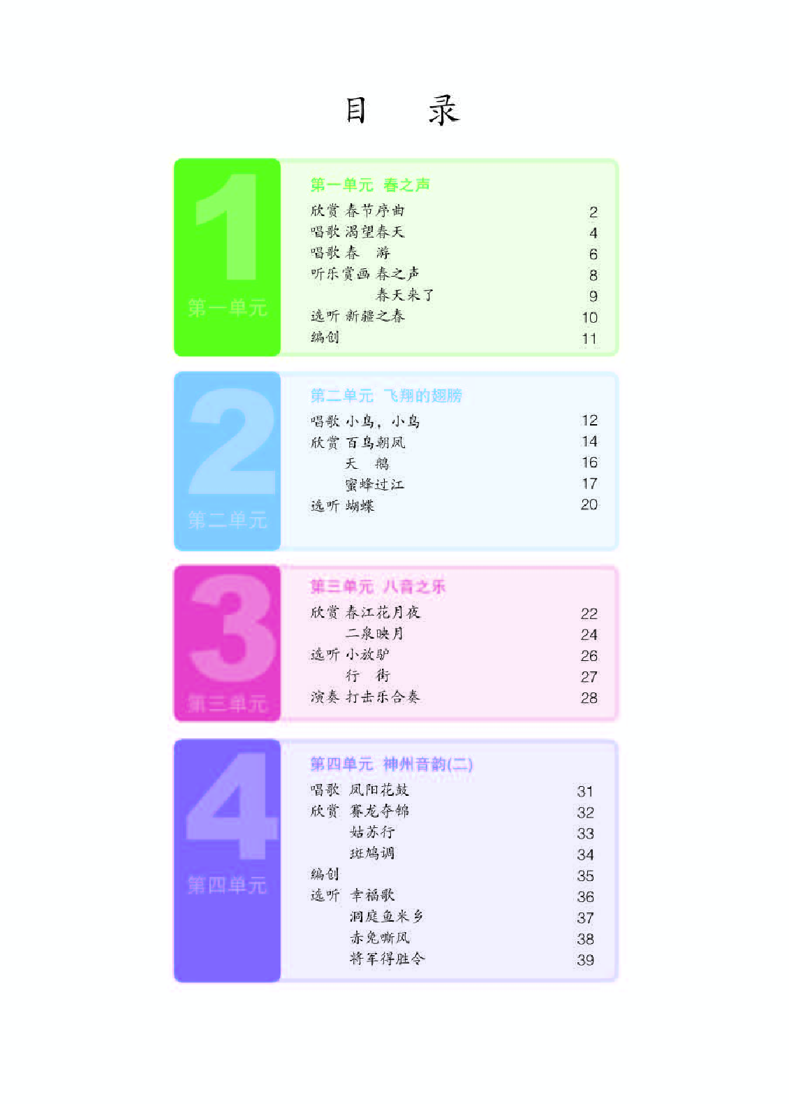 人教版7年级音乐下册【高清教材】五线谱.pdf 第4页