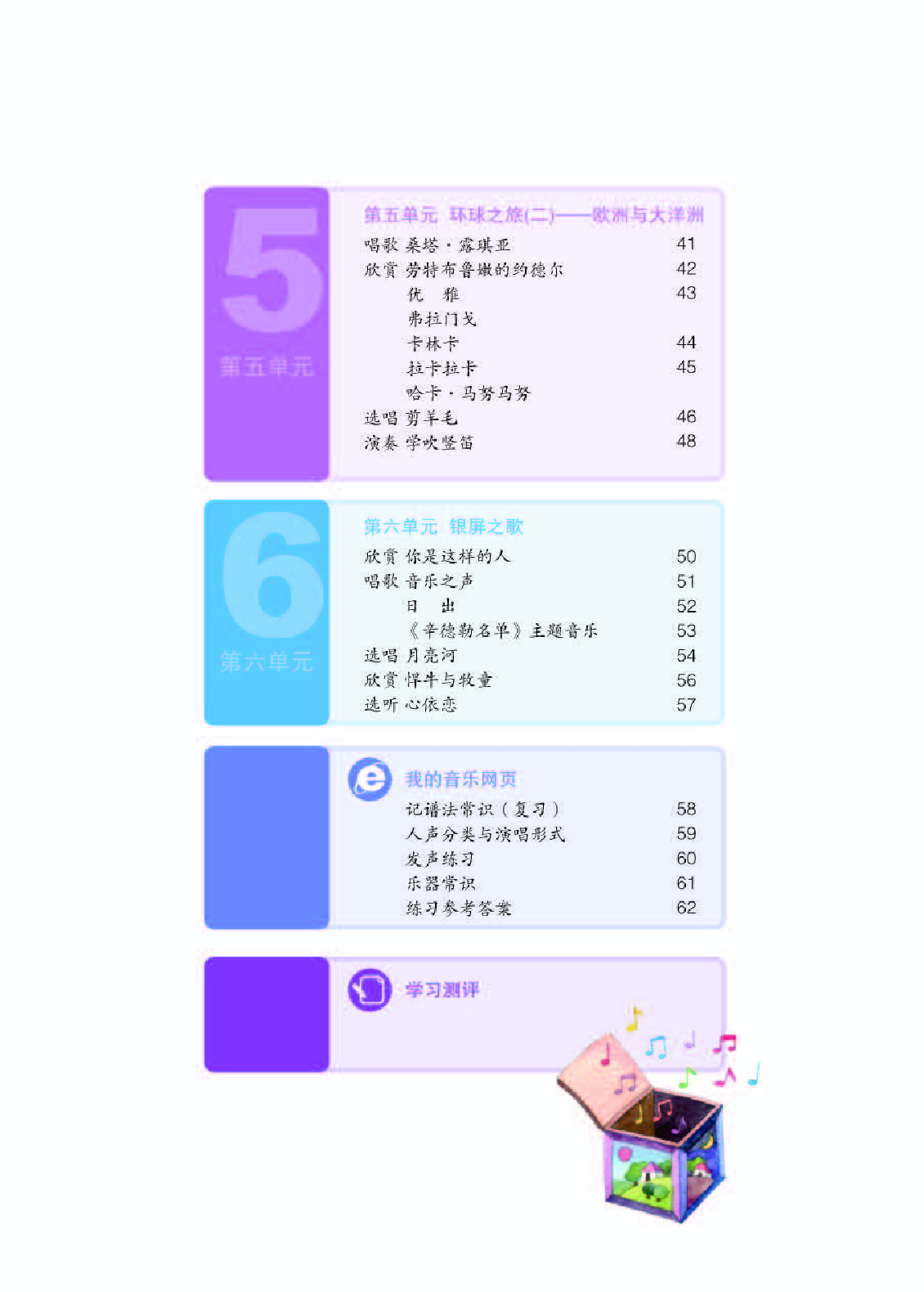 人教版7年级音乐下册【高清教材】简谱.pdf 第5页