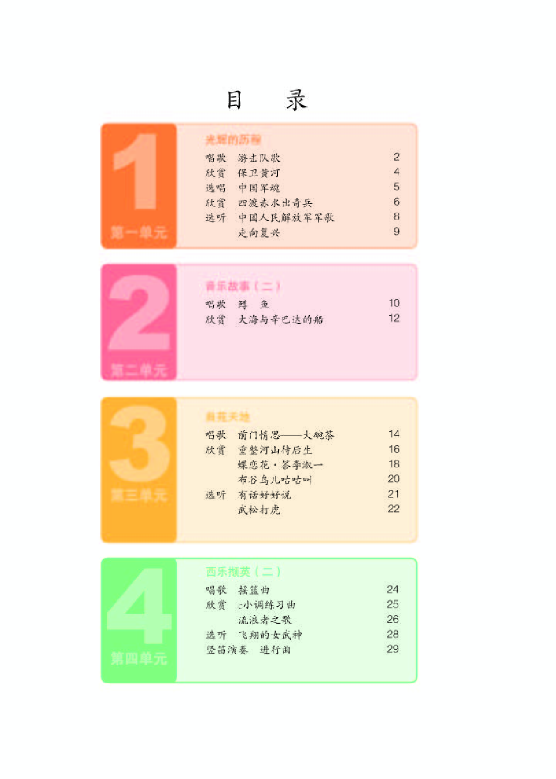人教版9年级音乐上册【高清教材】五线谱.pdf 第4页