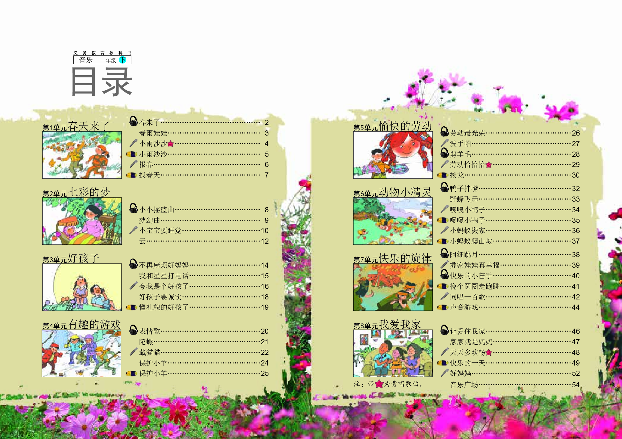 辽海版1年级音乐下册【高清教材】.pdf 第4页