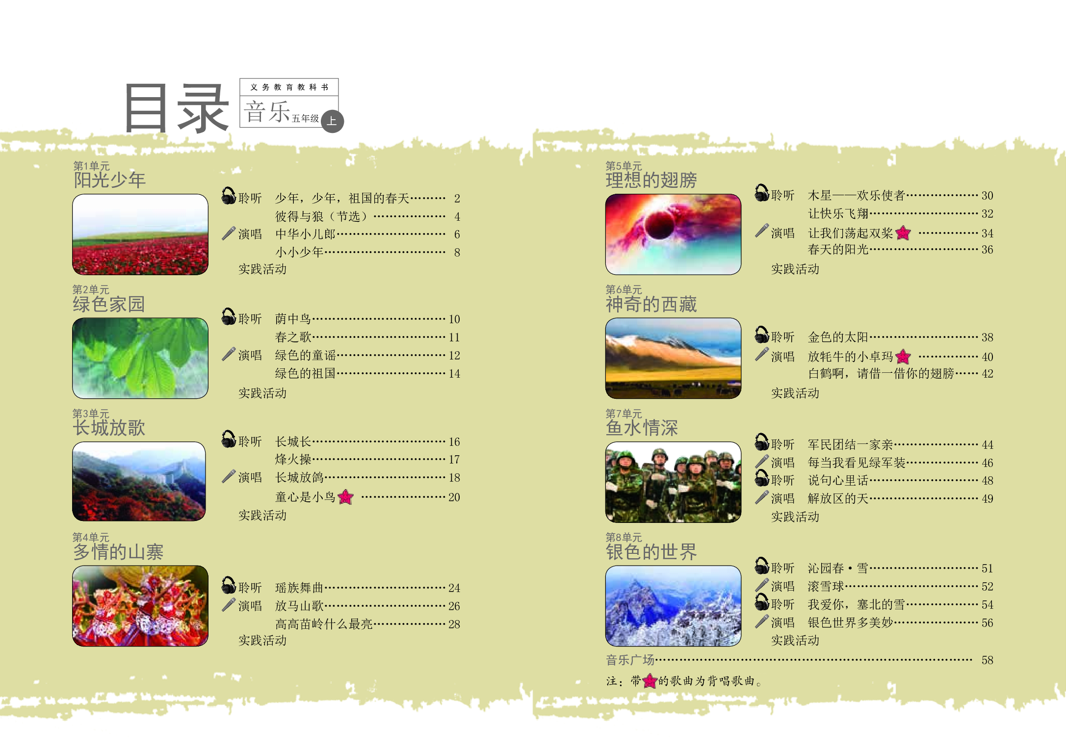 辽海版5年级音乐上册【高清教材】.pdf 第4页