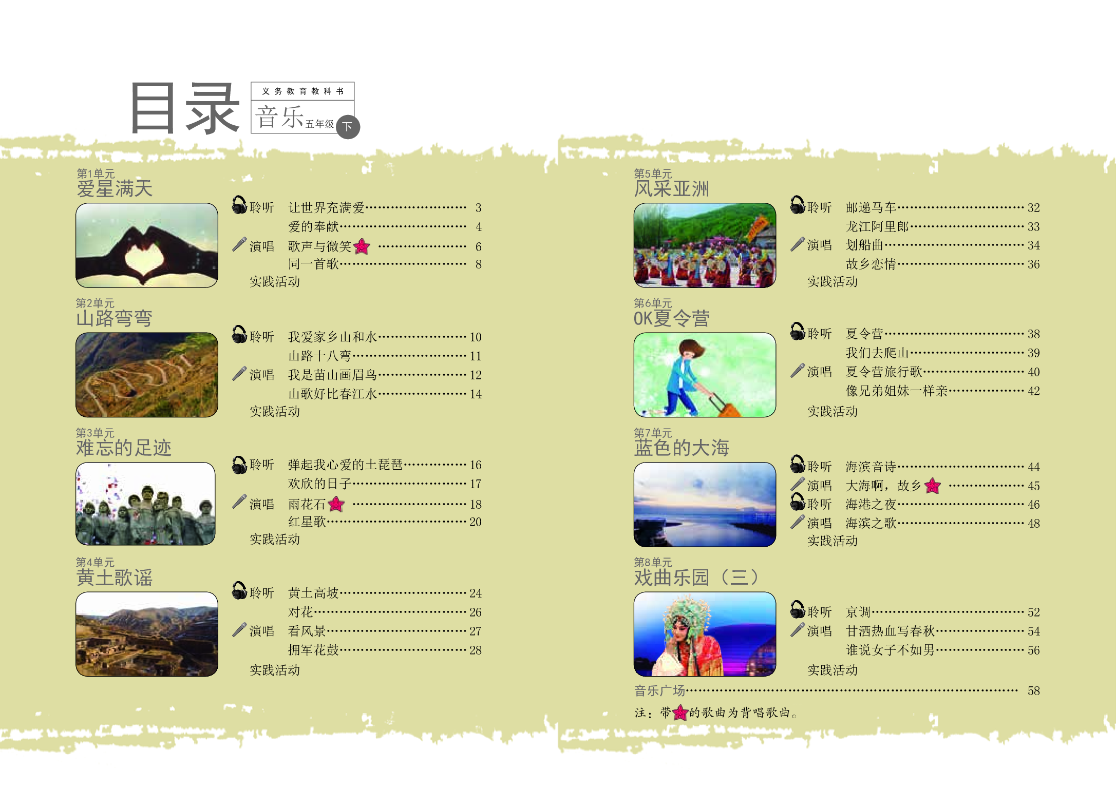 辽海版5年级音乐下册【高清教材】.pdf 第4页