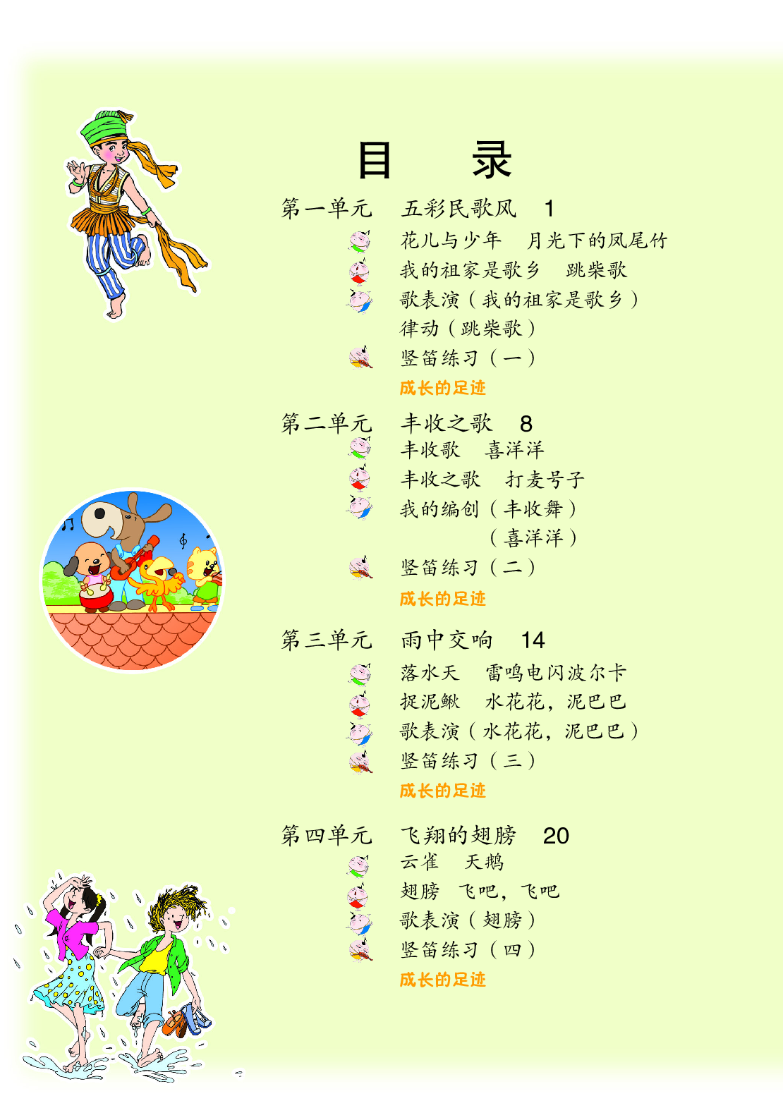 苏少版4年级音乐上册【高清教材】.pdf 第5页