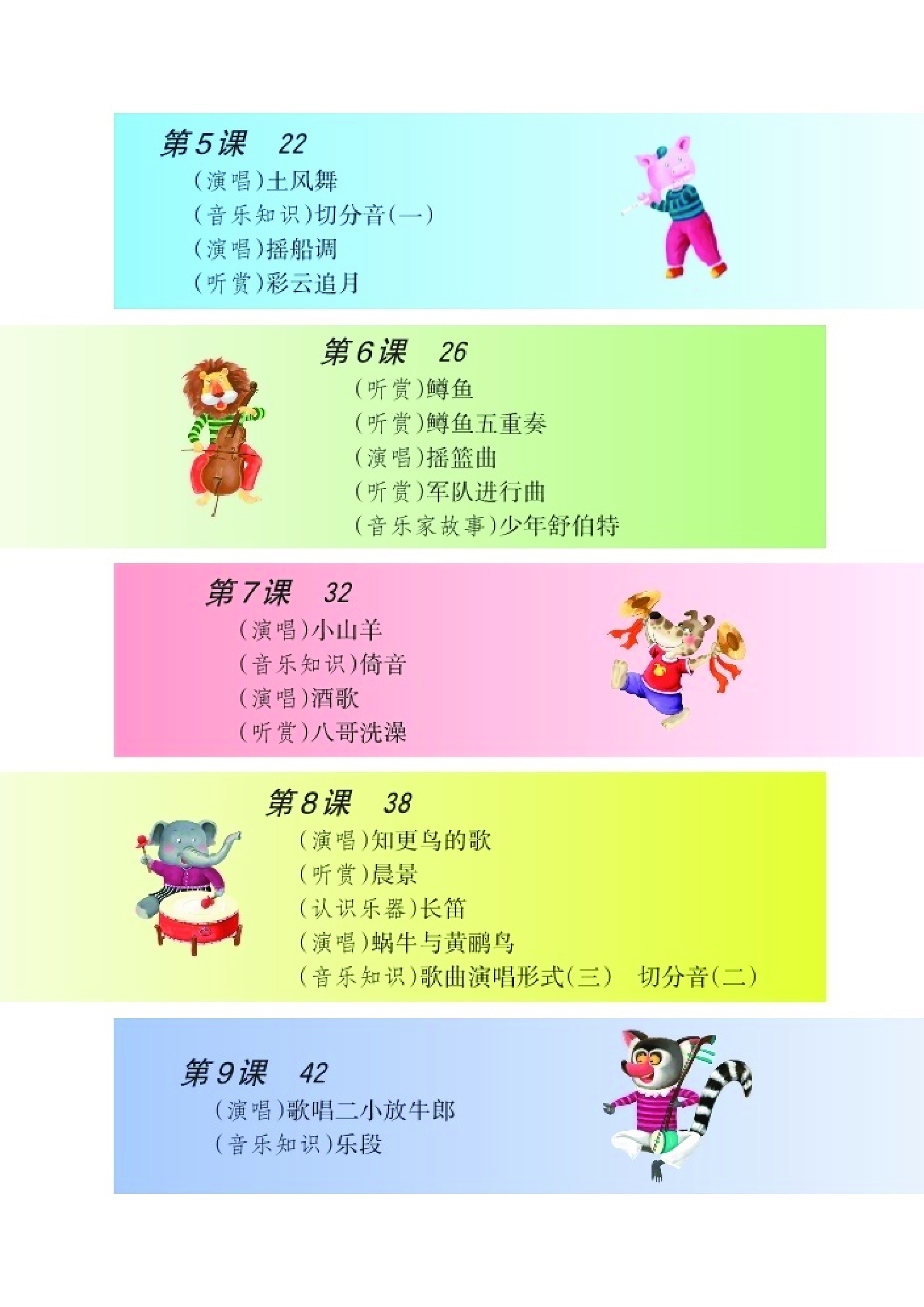 湘艺版4年级音乐下册【高清教材】.pdf 第6页
