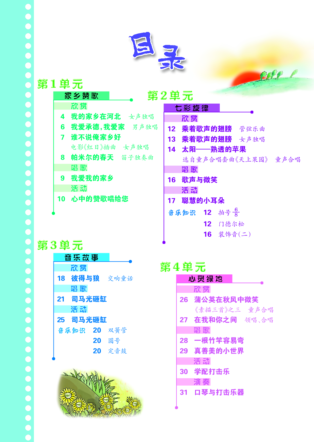 冀少版5年级音乐上册【高清教材】.pdf 第4页