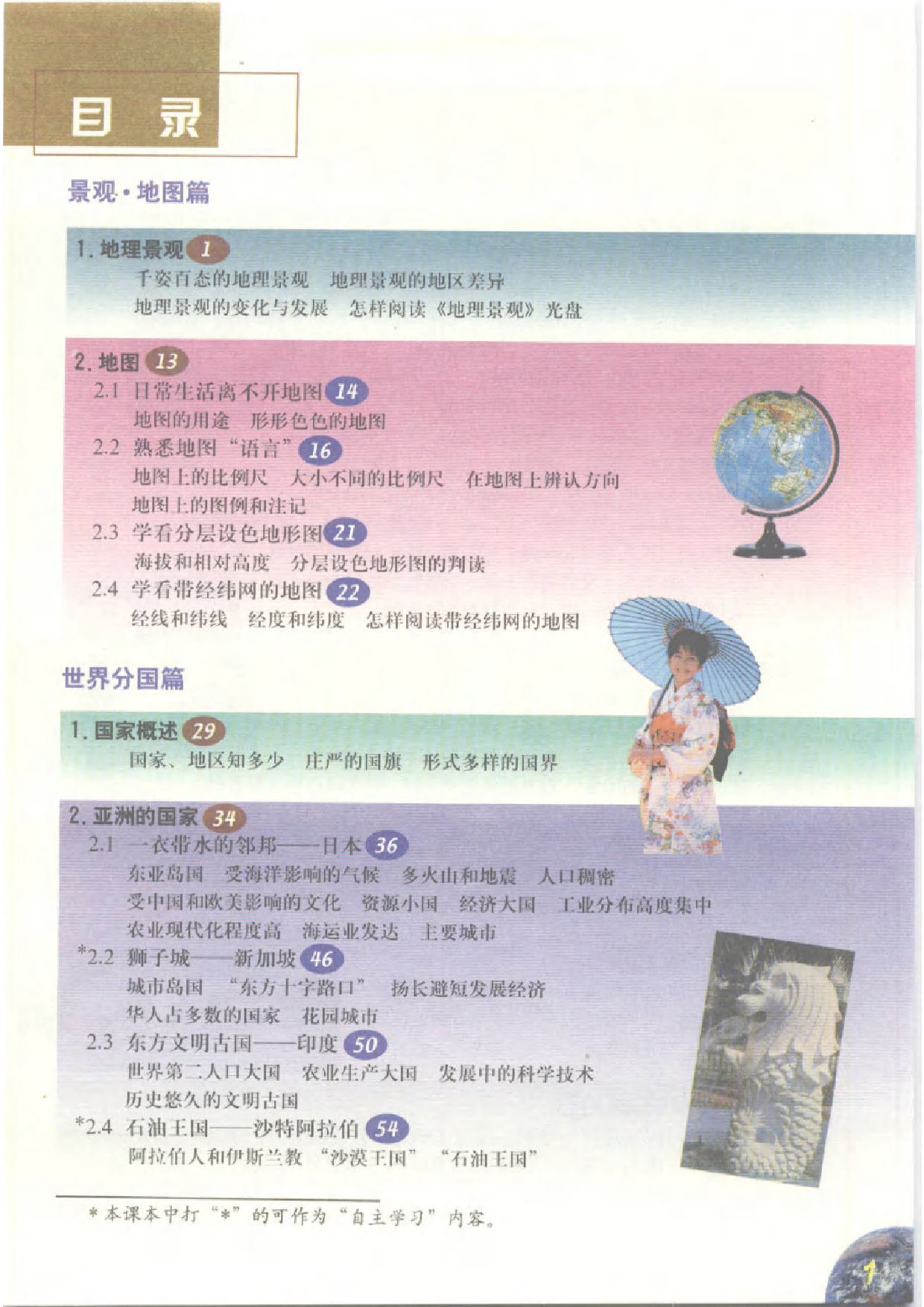 六年级上册地理沪教版电子课本.pdf 第3页