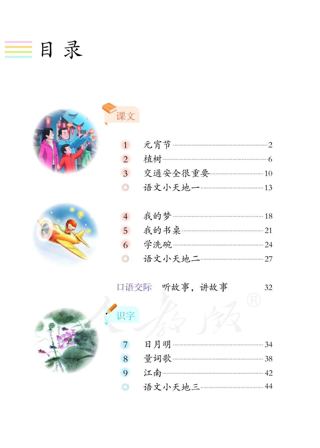 培智学校义务教育实验教科书生活语文四年级下册.pdf 第5页