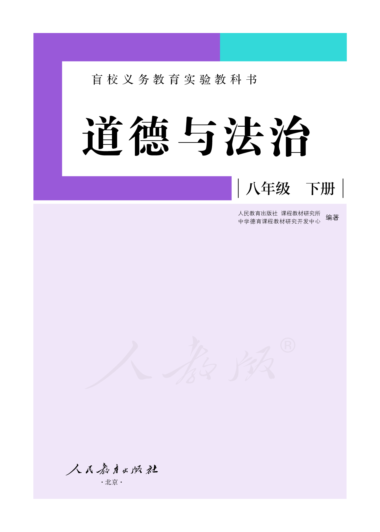 盲校义务教育实验教科书道德与法治八年级下册（供低视力学生使用）.pdf 第2页