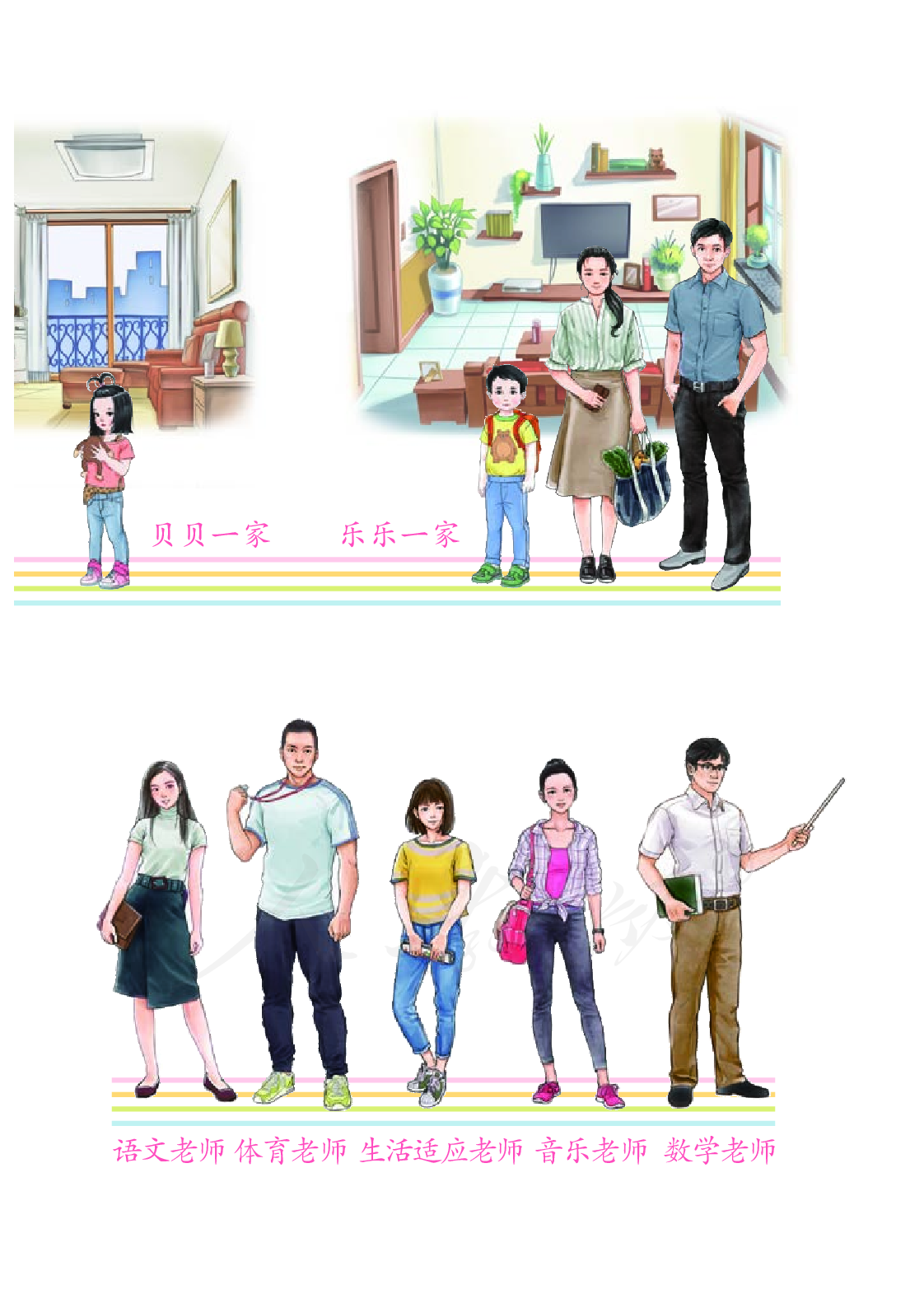 培智学校义务教育实验教科书生活数学一年级上册.pdf 第6页