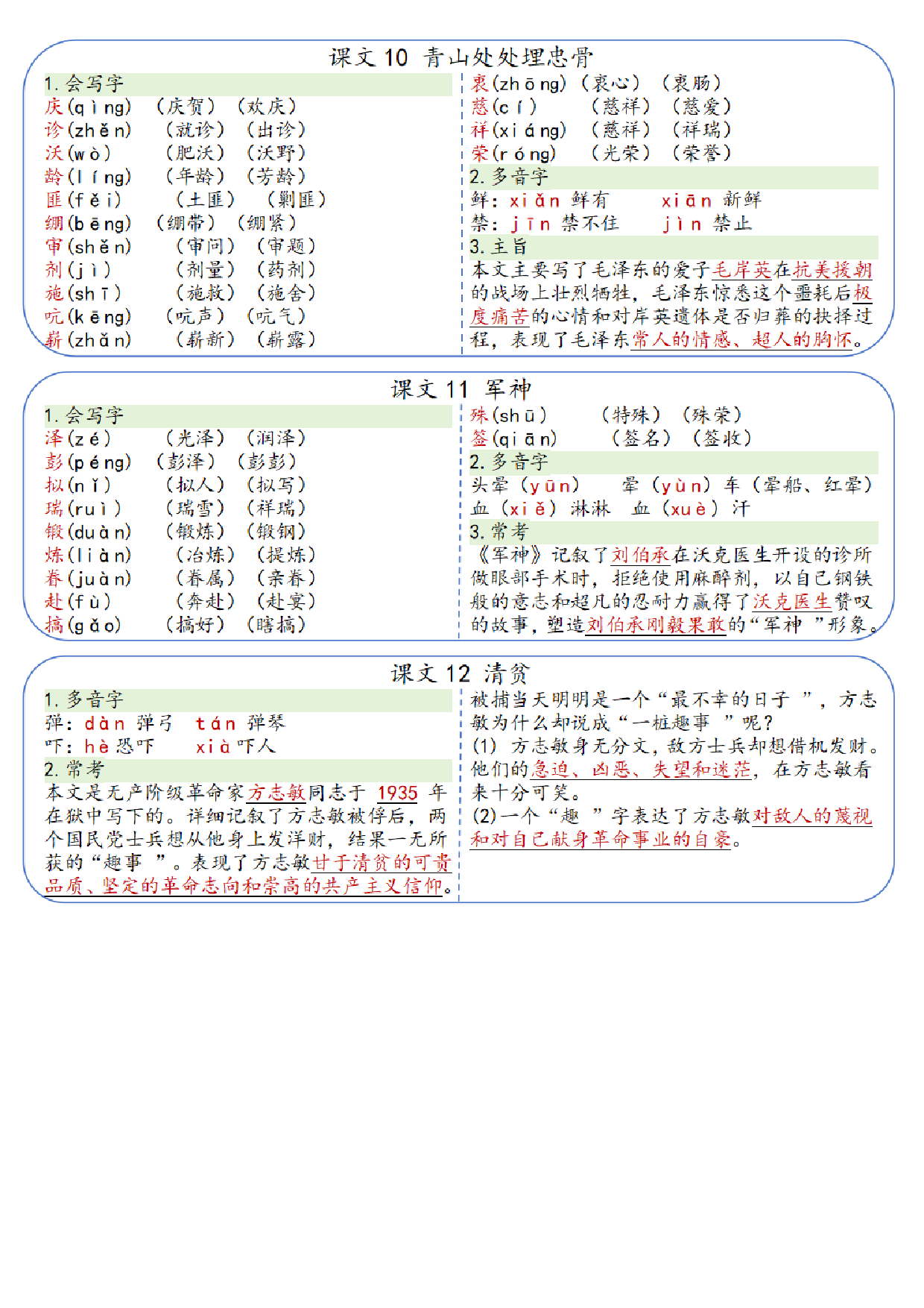 小学语文《课课贴》5年级下册（2025春）.pdf 第5页