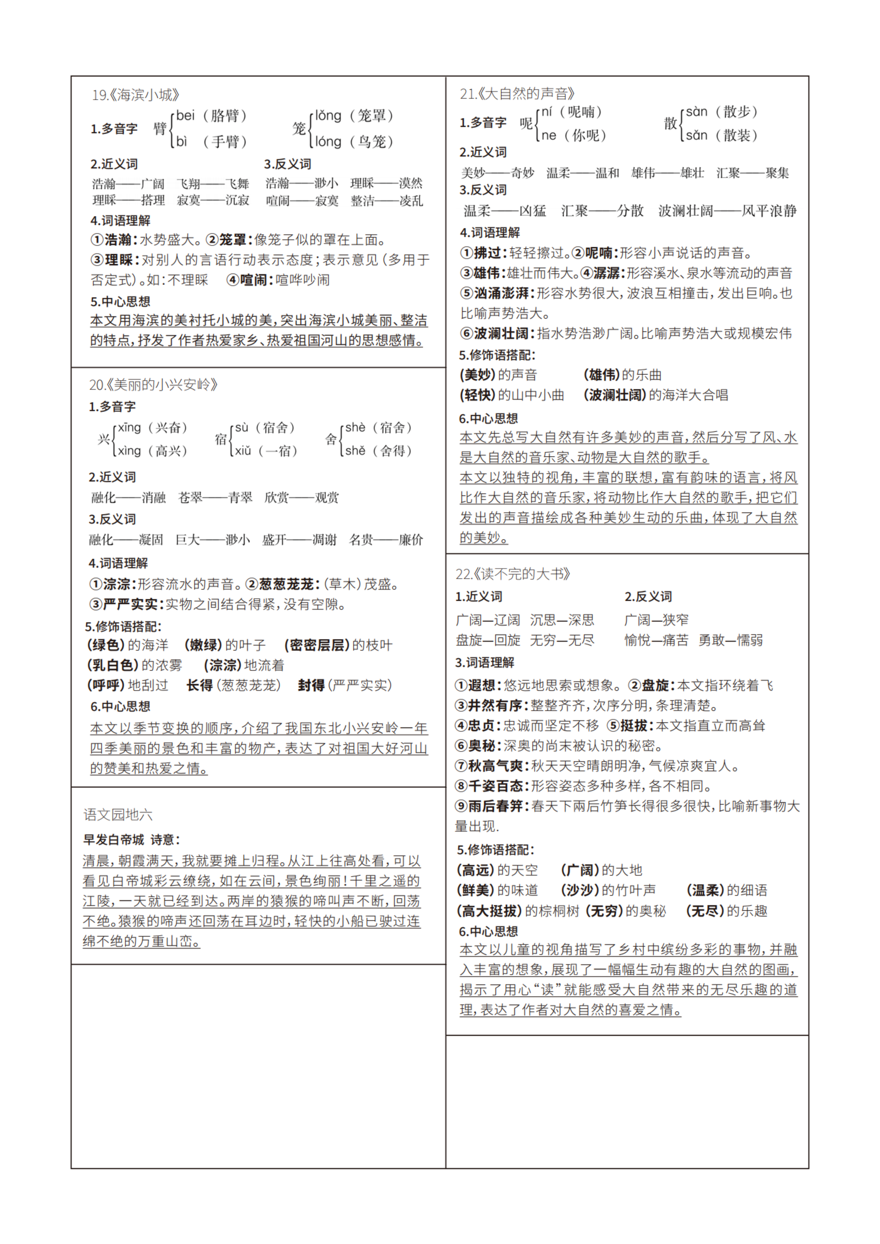 课课贴-三年级上册每课重点书贴【每课生字组词认读】剪下贴在每课空白处.pdf 第5页
