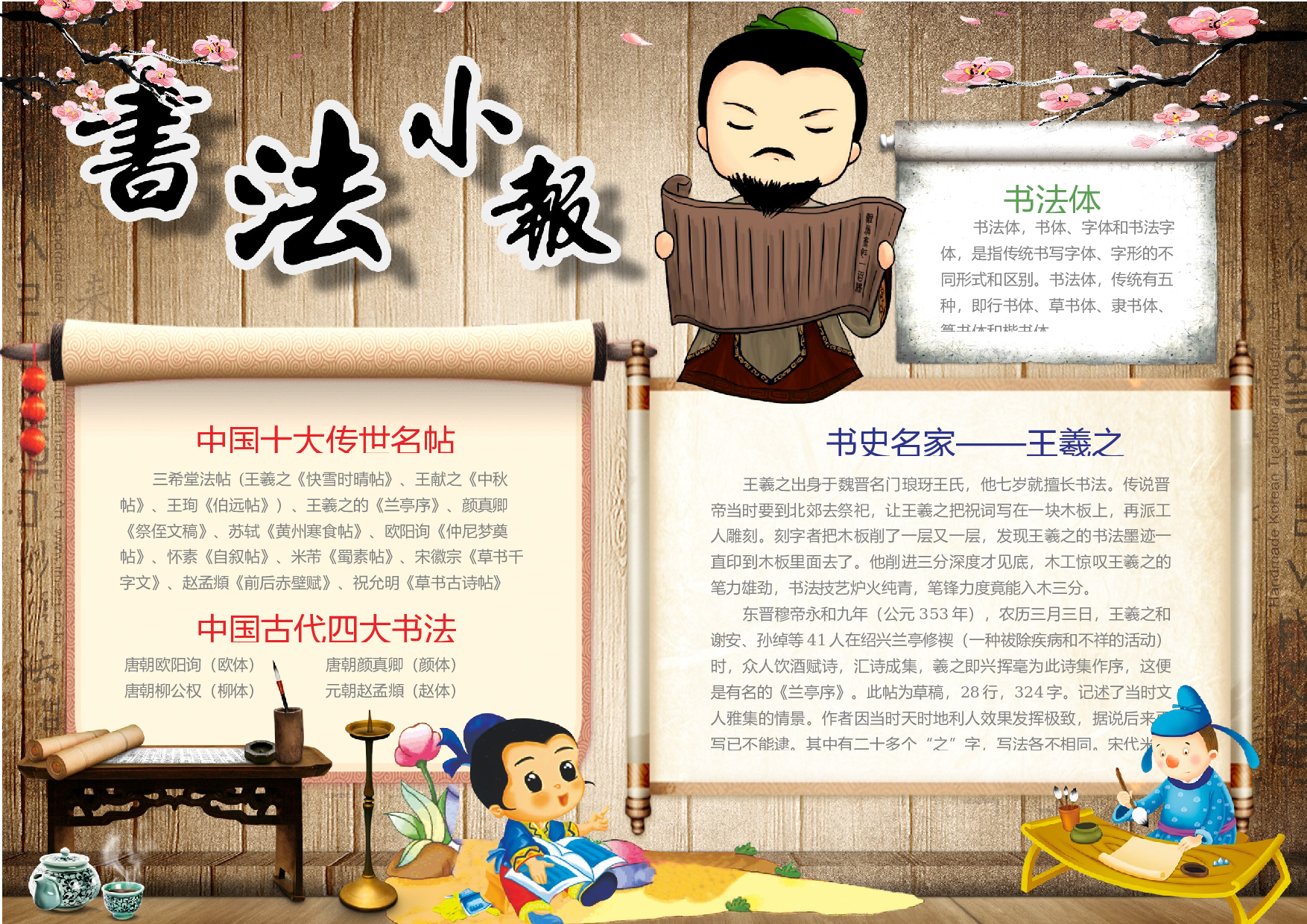 手抄报书法小报2.docx 第1页