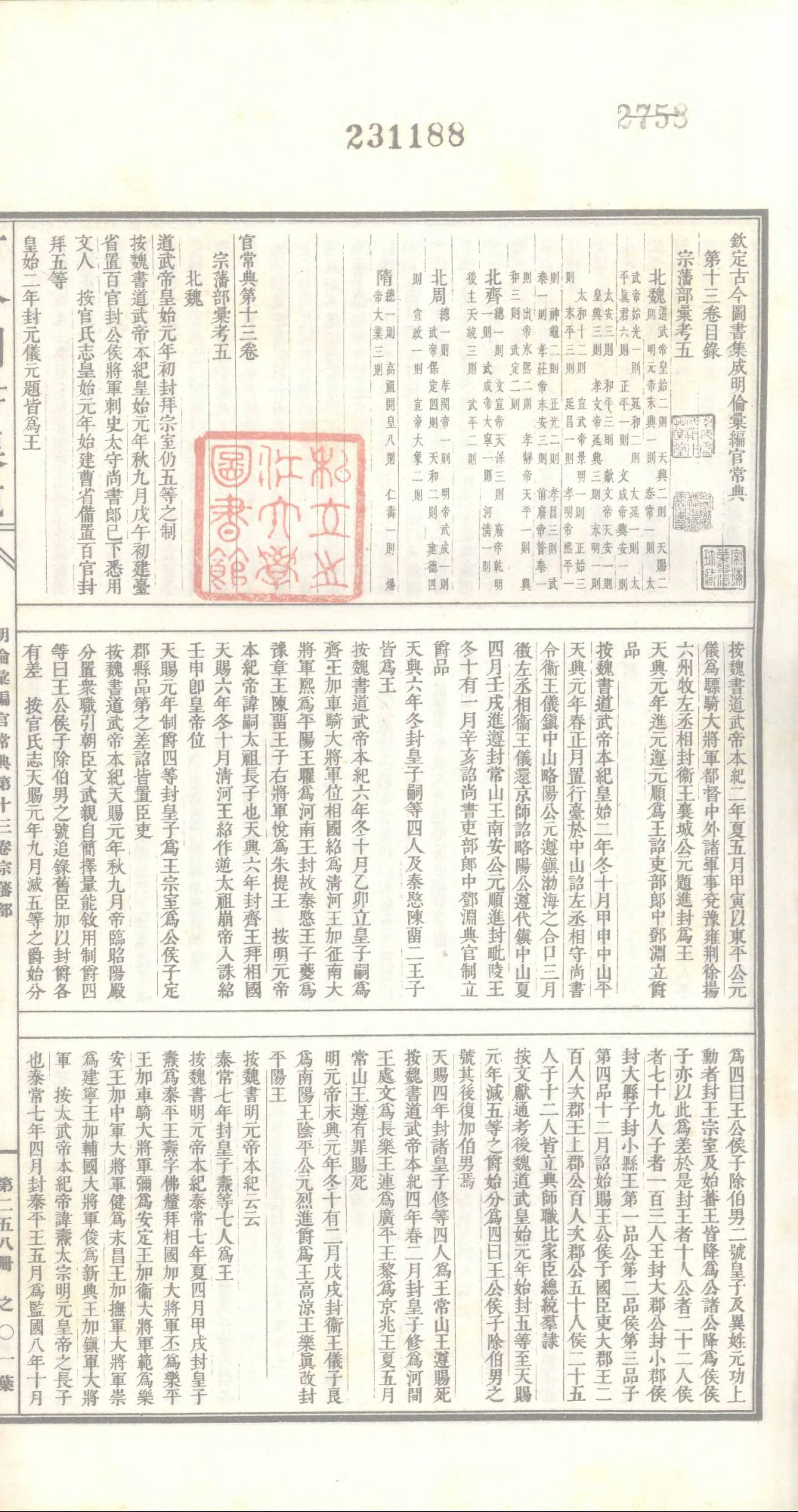 258 古今图书集成&middot;明伦汇编&middot;官常典&middot;卷十三~卷.pdf 第2页