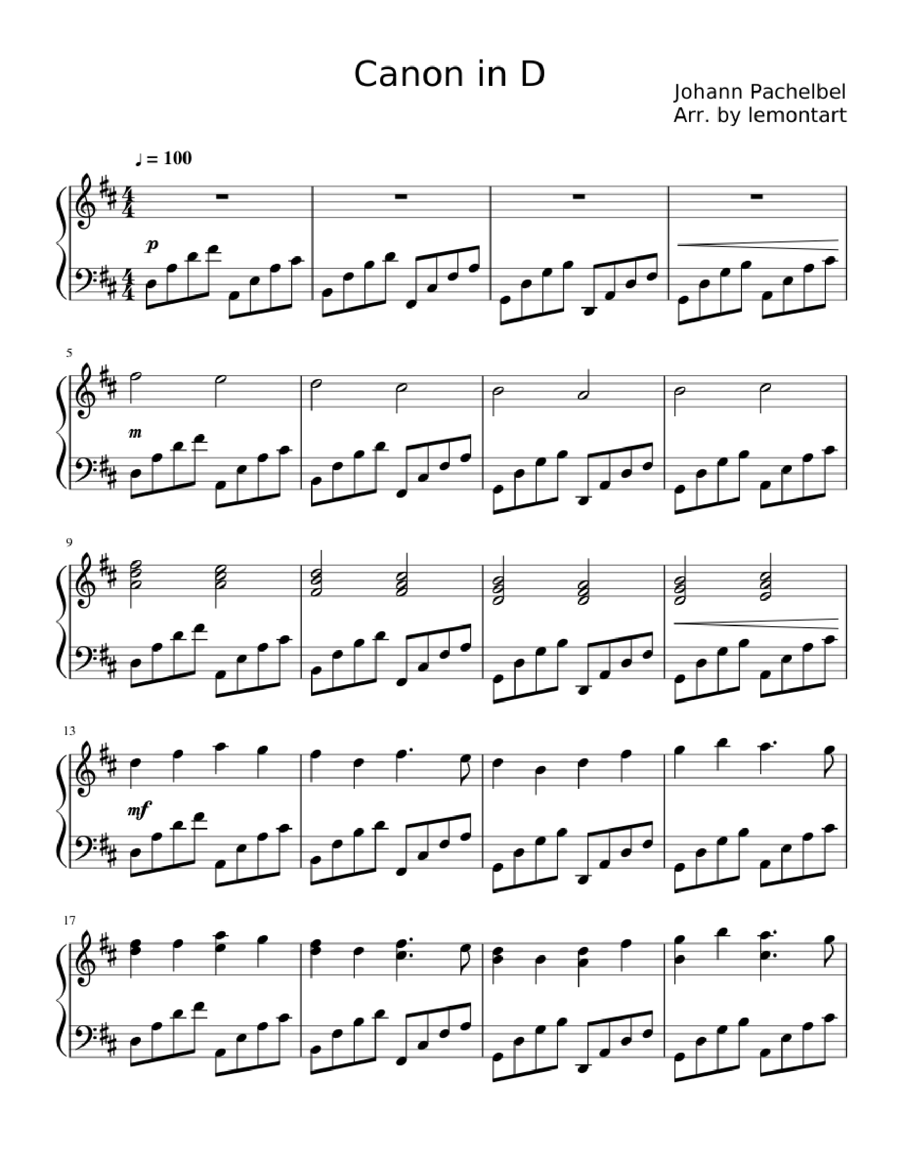 卡农Canon_in_D.pdf 第1页